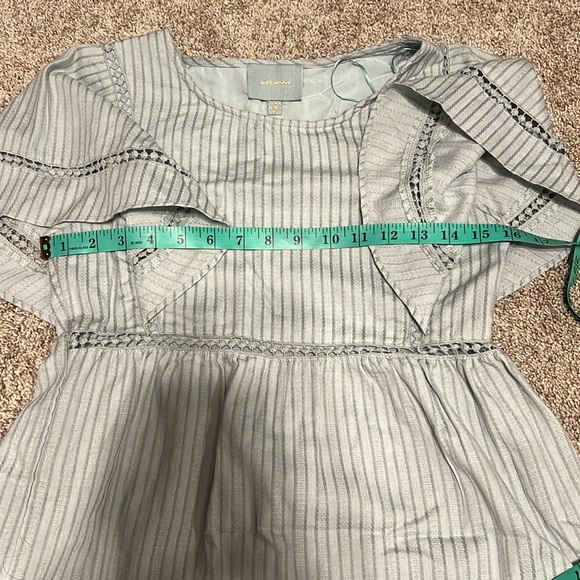SKIES ARE BLUE RUFFLED SLEEVE BABYDOLL BLOUSE SIZE XS can fit up to medium - Picture 6 of 6